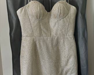 Heirloom Bridal Company White Glitter Dress Size 12 - From Becker's Bridal, never worn! Great for 2nd wedding dress or bachelorette party!