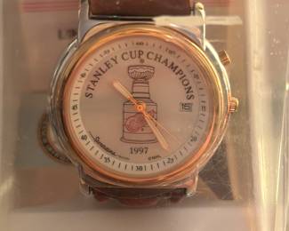 Detroit Red Wings Stanley Cup Champions 1997 Sportstime by Bulova Watch