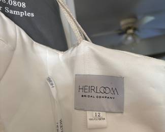 Heirloom Bridal Company White Glitter Dress Size 12 - From Becker's Bridal, never worn! Great for 2nd wedding dress or bachelorette party!