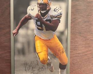 Autographed Reggie White Card
