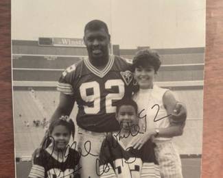 Autographed Reggie White Photo