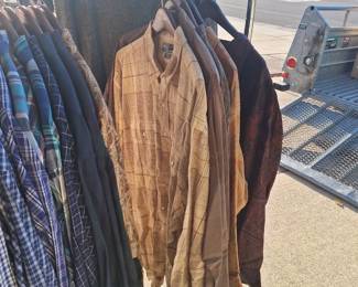 100 plus shirts 5 each hangers 2 each