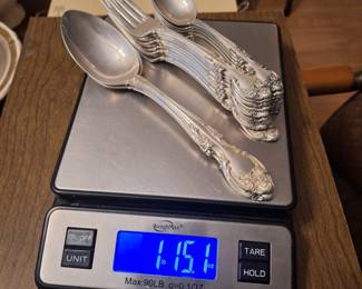 Sterling silver flatware 60 oz set  2300 for theset