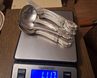 Sterling silver flatware  60 oz set 2300 for the set