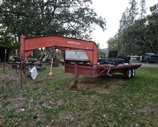 Gooseneck 28' trailer, hitch available