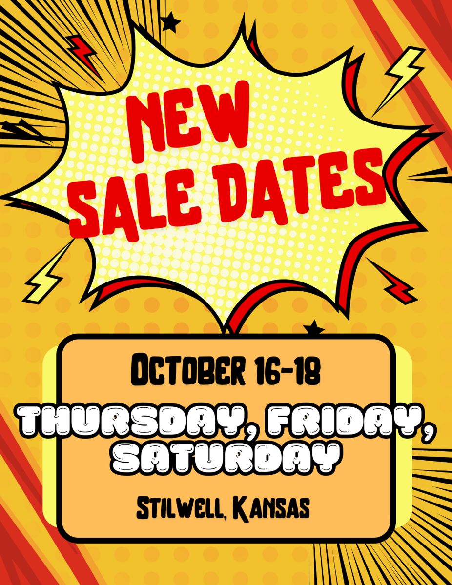 Red and Yellow Illustrative Comical Business Sale Promo Flyer