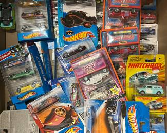 Hot Wheels & Matchbox Diecast Car Lot – 30+ New on Card – Mixed Collection w/ Batmobile, Monte Carlo & More