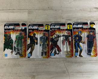 G.I. Joe Retro Collection Action Figure Lot 4 Sealed Hasbro Figures Ninja Apprentice, Ranger, Cobra Ninja