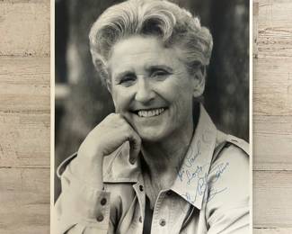 Ann B. Davis Signed 8x10 Photo Alice from The Brady Bunch Autograph Classic TV Memorabilia
