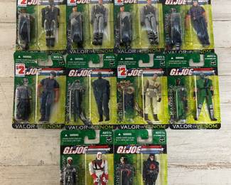 G.I. Joe Valor vs. Venom Action Figure Lot – 12 Sealed Hasbro Figures – Snake Eyes, Storm Shadow, Baroness & More
