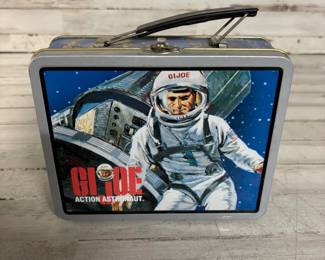 1967 GI Joe Action Astronaut Metal Lunchbox Vintage Thermos Space NASA Collectible
