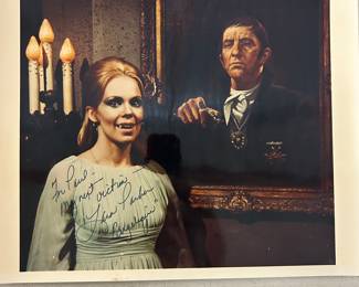 Lara Parker Signed “Dark Shadows” Photo – Angelique & Barnabas – Autographed Vampire TV Collectible