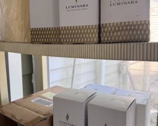 Luminara candles, new in the box... just in time for the winter days ahead