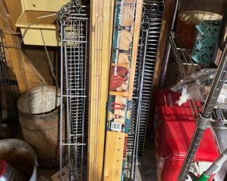 Wood hanging racks