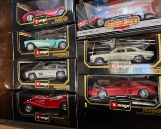 Vintage Bburango model vehicles