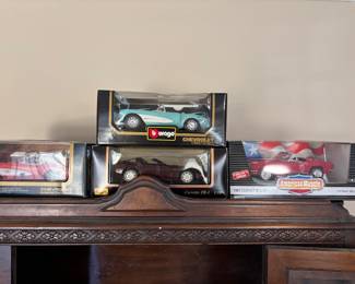 Vintage Bburango model vehicles