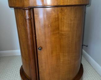 Round Barrel Side Table