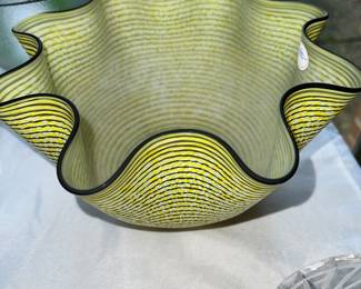 Kosta Boda Chihuly Style Glass Art