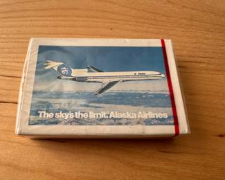 Alaska Airlines Playing Cards, Unopened