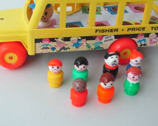 Seven figures included with school bus