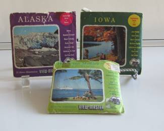 View-Master reels: Alaska, Iowa, and Hawaii