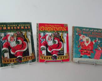 Three Little Golden Books: "The Night Before Christmas"