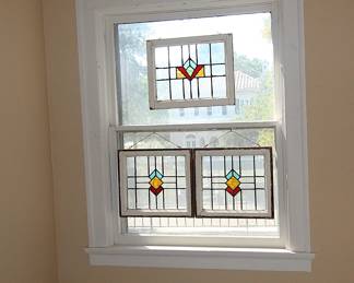 Framed Stained Glass Windows
