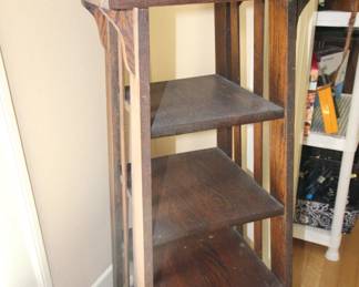 Antique Mission Oak Book Stand