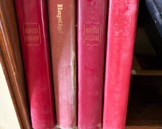 Old hymnal books