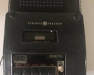 Vintage tape recorder with case