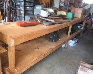 Workshop table/ storage