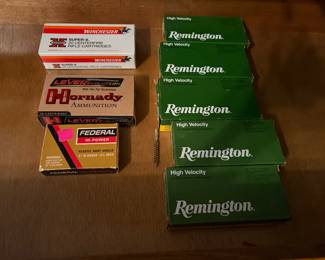 Rifle ammunition all sold separately 