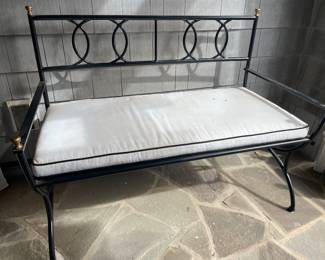 pair of matching benches