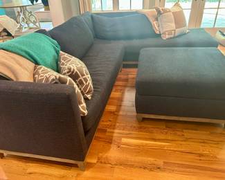 9’ by 7’3” L-shape sofa