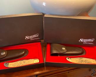 Schrade Scrimshaw sets