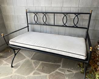 pair of matching benches
