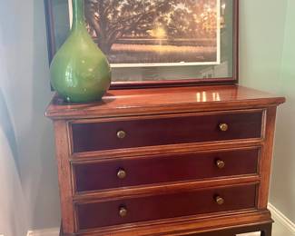 Baker “Milling Road” wine bottle chest 