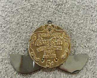 Coca-Cola knife by Case (the size of a half dollar) 