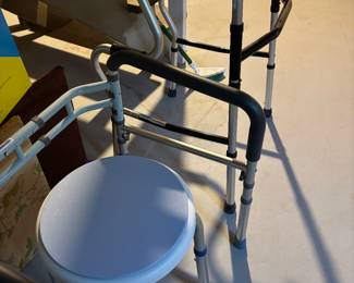 WALKER AND TOILET