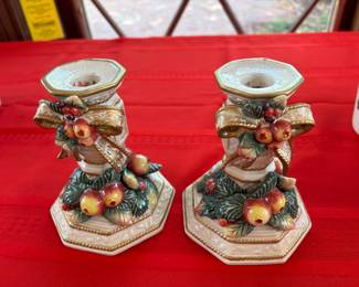 FITZ AND FLOYD CANDLESTICKS