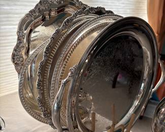SILVERPLATE TRAYS