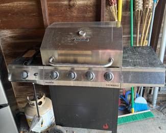 Outdoors
Char-Broil grill