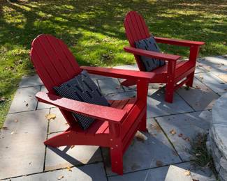 Outdoors
Polywood Adirondack Chairs(4) sold separately