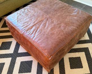 Sunroom
Leather ottoman