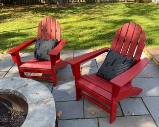 Outdoors
Polywood Adirondack chairs(4) sold separately