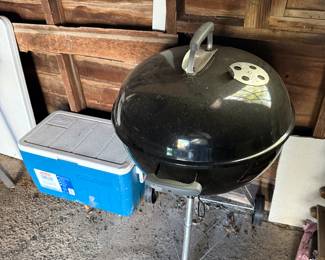 Outdoors
Weber grill