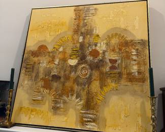 Theodore J. Keane abstract MCM painting