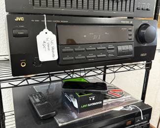 Vector Research equalizer, JVC Receiver, Denon CD changer
