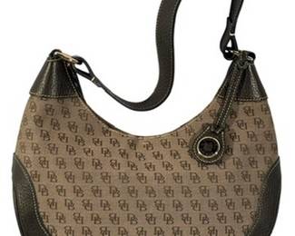 Dooney Bourke Signature Fabric Purse 