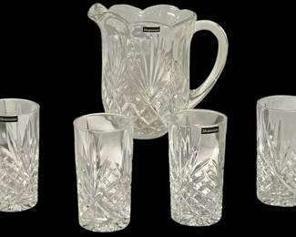 Shannon CRYSTAL Pitcher Glasses 